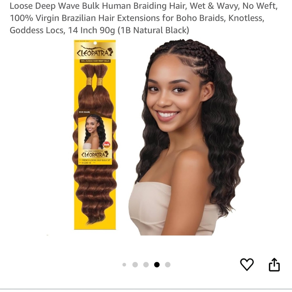 Patra Natural Black Braiding Hair Extensions